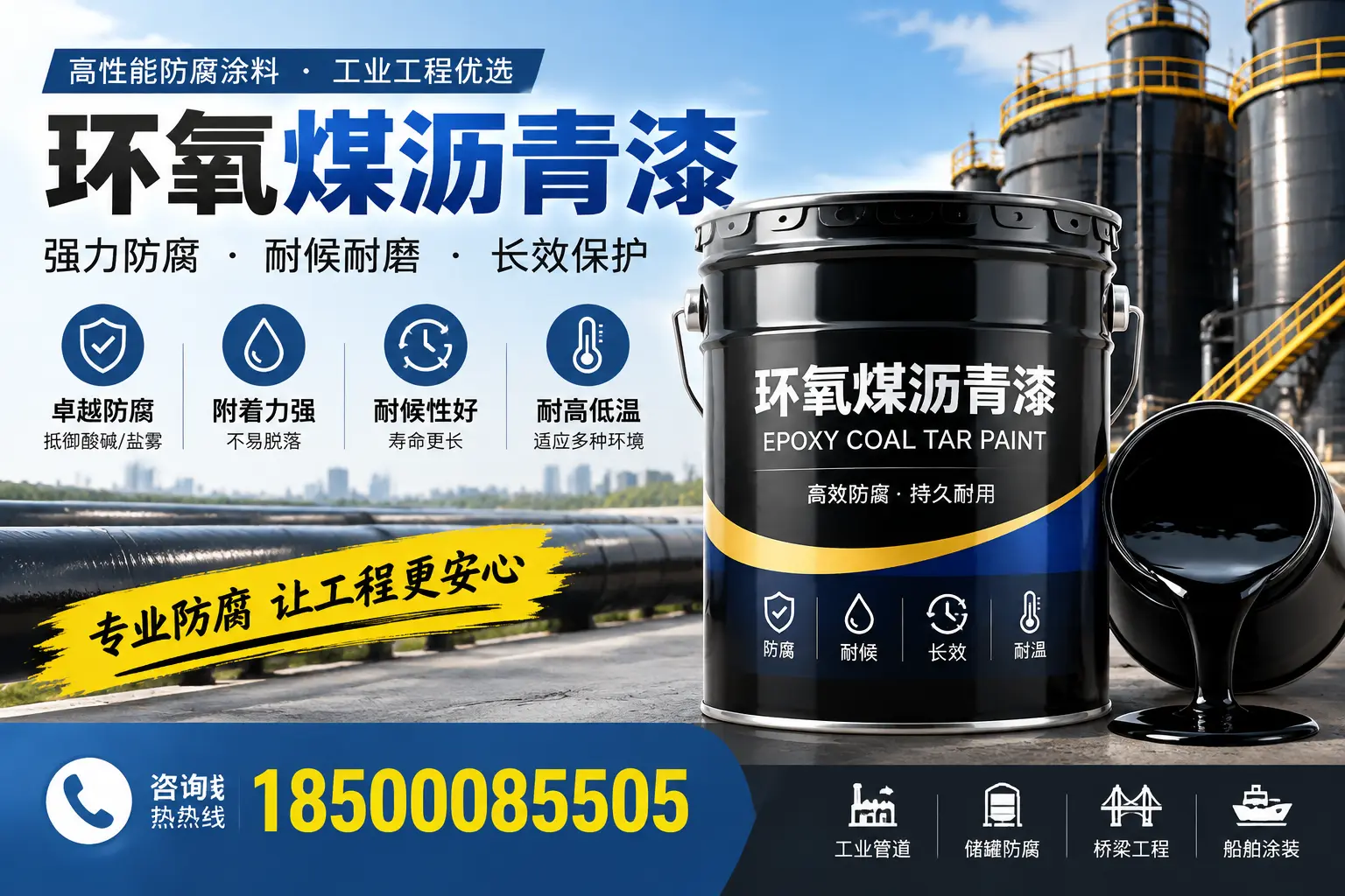 环氧煤沥青漆的施工方法与注意事项，确保在琼中顺利完成