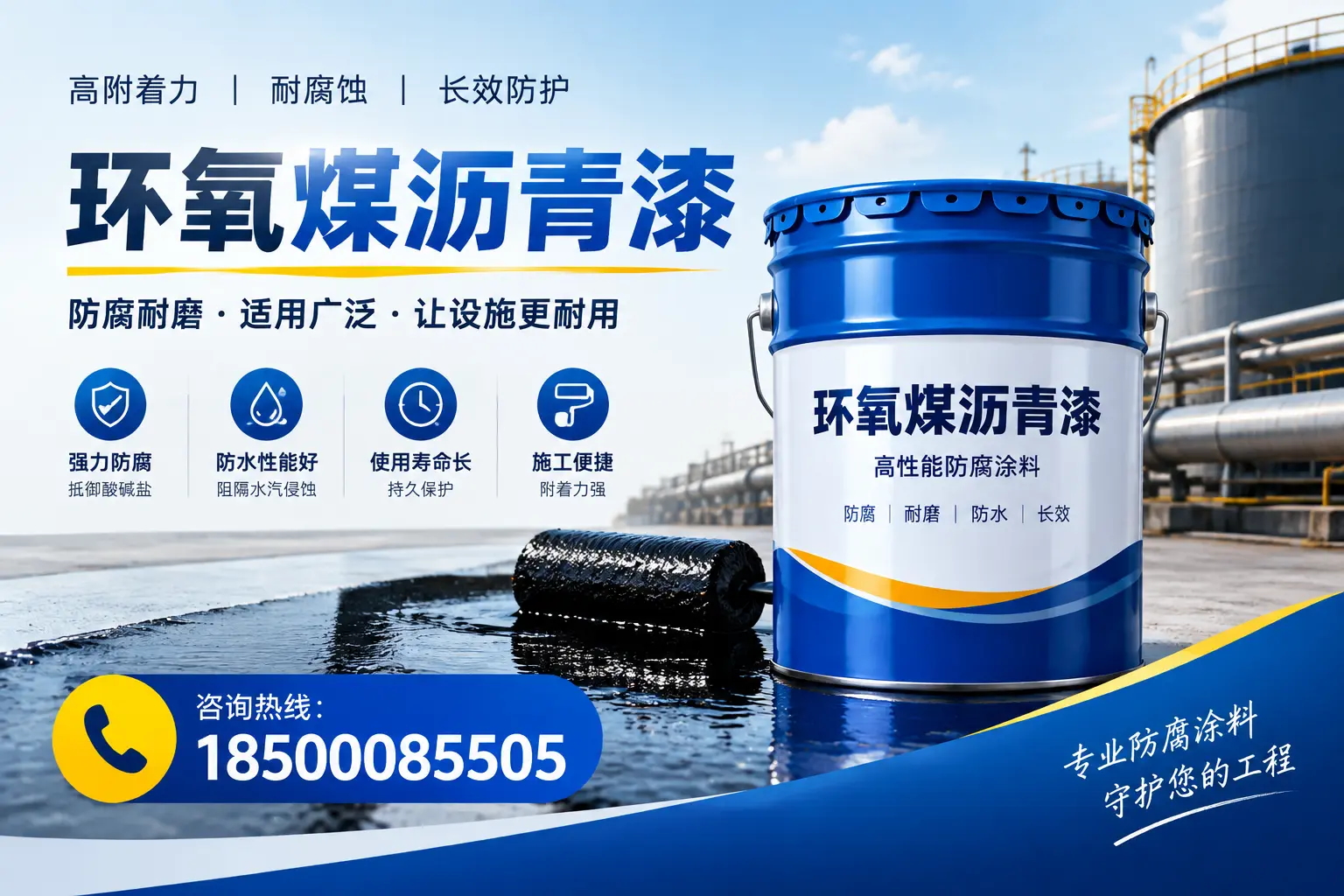 环氧煤沥青漆与其他涂料的对比分析，助力琼中企业决策